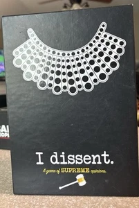 I Dissent Board Game A Game of Supreme Opinions Ruth Bader Ginsberg Complete - Picture 1 of 3