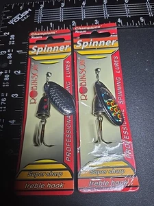 Robinson Spinners #4 Lot Of 2  "Compare To" Mepps And Blue Fox  - Picture 1 of 1