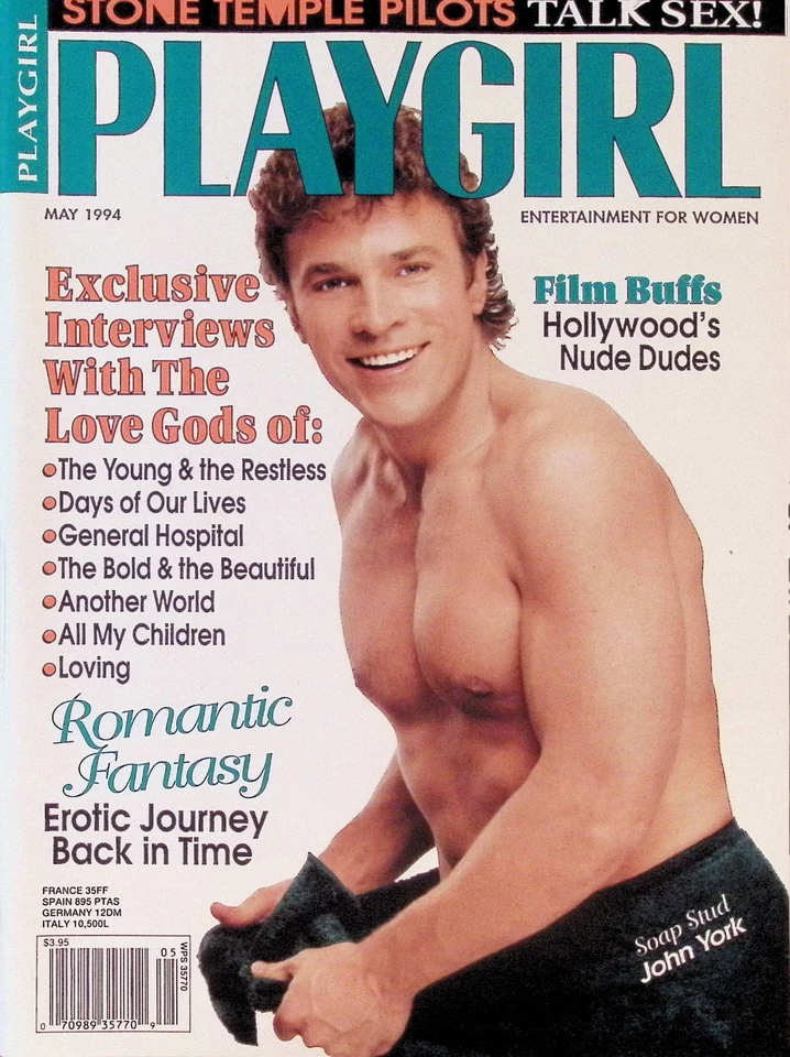 May 1994 Playgirl Magazine Soap Opera Men Stone Temple Pilots Gay Interest - Image 1 of 2