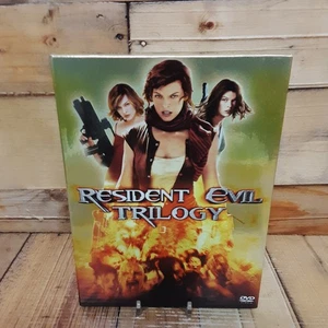 Resident Evil Trilogy DVD Used Milla Jovovich Action Horror Zombies - Picture 1 of 4