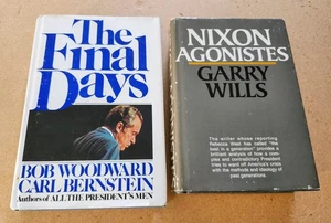 1970 Garry Wills Nixon Agonistes 1976 Woodward Bernstein Nixon the final days - Picture 1 of 15