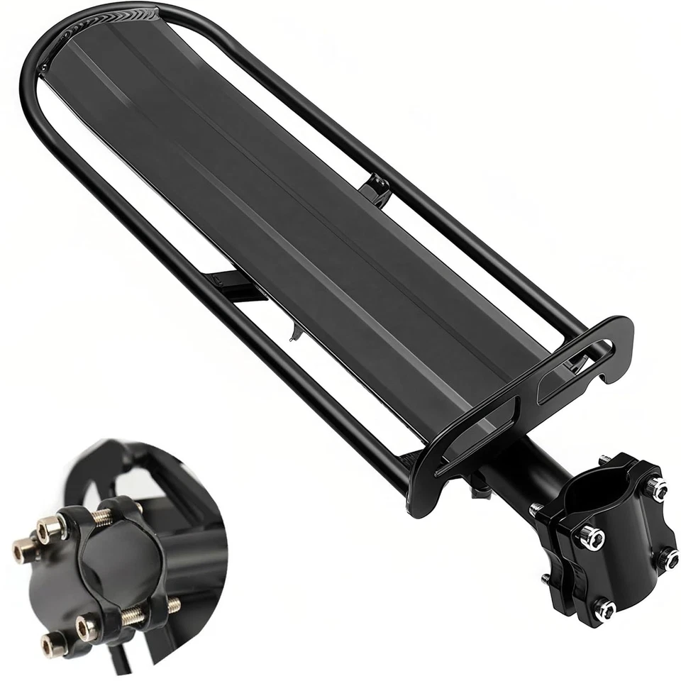 Suporte para bolsa de carga retrátil de alumínio para bagagem de bicicleta - Imagem 1 de 4