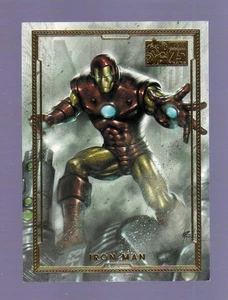 2014 Rittenhouse Marvel 75th Anniversary ... Iron Man Gold Foil Promo Card #P1 - Picture 1 of 2