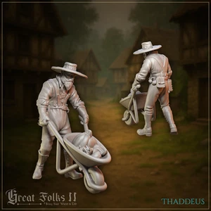 Thadeus der Gärtner - 28/32/35mm - Great Grimoire - Dungeons and Dragons - - Bild 1 von 3