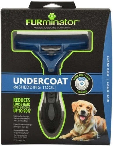 Furminator Unterwolle Deshedding Werkzeug Bürste für Großer Hund Kurz Lang Haar