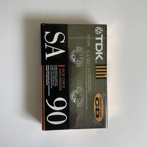 TDK SA90 Blank Cassette Tapes 90min High Bias Type II - Picture 1 of 6