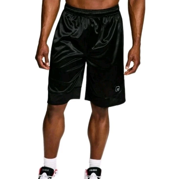 REEBOK Mens Classic Core EBONY HEATHER Shorts Size L (Ye) 9.5