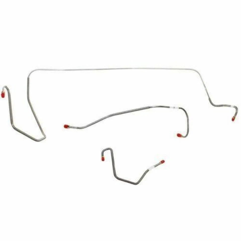 Front Brake Line Kit Fits Plymouth Valiant 1964-1965 Standard Brakes YKT6501SS - Image 1 of 2