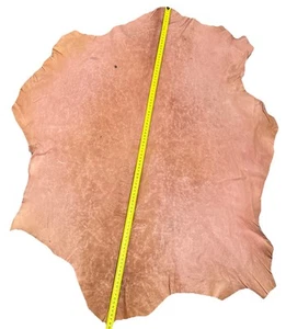Lederhaut Mehrfarbig Echtleder Lammleder Echt Leder 98x79 Cm - Imagen 1 de 2