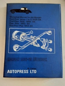 WORKSHOP MANUAL  MORGAN SERIES 1 to 5 1936-60   160c 1968-69  1550 69 IN INGLESE - Foto 1 di 8