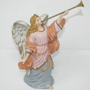 Kirkland Signature Nativity Replacement  #75177 HERALD ANGEL WITH HORN 8” - Picture 1 of 5