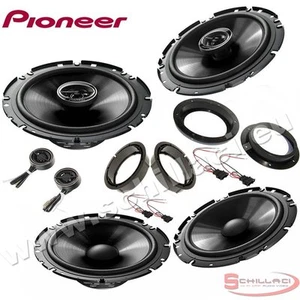 Autoradio Vorne und Hinten 6 Lautsprecher Set für Pioneer Volkswagen VW Touran 2003-2 - Bild 1 von 1