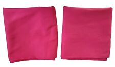 2 Hot Pink Microfiber Pillow Cases. By Mainstay.  20 X 30 Stan/queen.