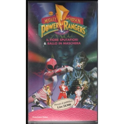 Power Rangers: Il Fiore Sputafiori, Ballo In Maschera VHS Univideo - 6334043 Sig - Immagine 1 di 2