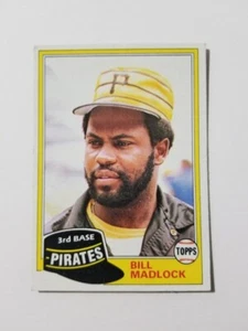 BILL MADLOCK 1981 TOPPS BASEBALL CARD #715 PITTSBURGH PIRATES - Picture 1 of 2