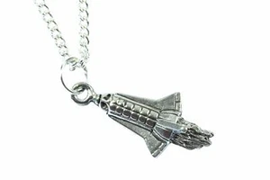 Rakete Kette Halskette Miniblings 45cm Raumschiff space Astronaut verslb. - Bild 1 von 2