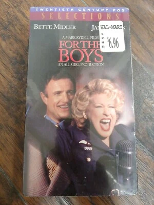 NEW SEALED!! For The Boys 📼 VHS VCR Video Tape Bette Midler James Caan Foto 1 de 3