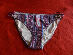 Xhilaration Damen-Bikiniunterteil Größe frech mehrfarbig Blumenmuster XL neu mit Etikett - Bild 1 von 8