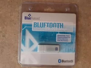 Blue Diamond Bluetooth Mini USB Adapter - Blue Tooth V2.0 98SE/ME/2000/XP K1-3 - Picture 1 of 3