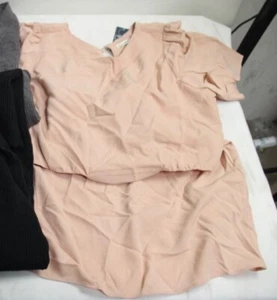 Abercrombie & Fitch Mini Dress Open Back and waist coral Sz M NWT - Picture 1 of 9