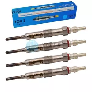 4 Piece You.S Original Glow Plugs for Nissan Cube Juke Note 1.5 DCI - Picture 1 of 2