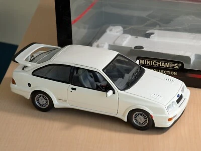 MINICHAMPS 1:18 - FORD SIERRA RS COSWORTH 1988 - White RHD - Image 1 of 4