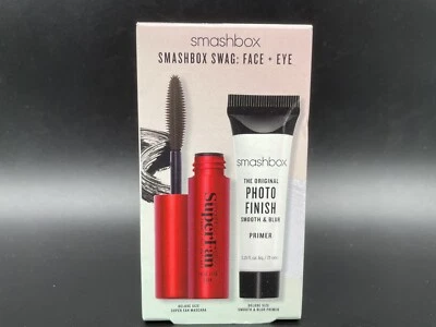 NEW SMASHBOX FACE EYE PHOTO FINISH PRIMER SUPERFAN MASCARA DELUXE TRIAL SIZE SET - Image 1 of 4