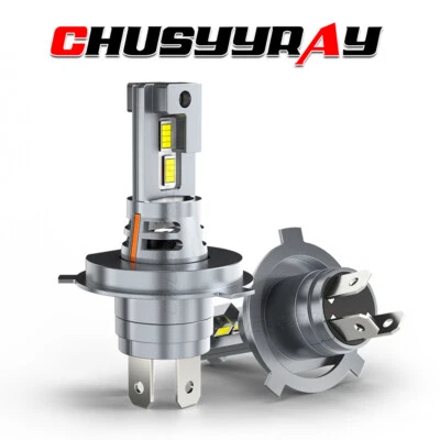 H4 9003 HB2 LED Bulb Hi/Lo Beam White Motorcycle Headlight High Power 2Pcs - Image 1 of 4