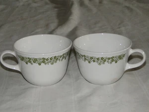 Set 2 tazze stile Centura Corning Corelle SPRING BLOSSOM GREEN modello - Foto 1 di 2