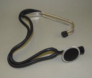 Vintage Doctor Stethoscope with Black Top, POLSKA PATENT Nr.19486 - Picture 1 of 12