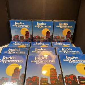 NEW Ingles sin Barreras Lexicon VHS CD 1-12 Diccionario Set Completo Maestro - Picture 1 of 7