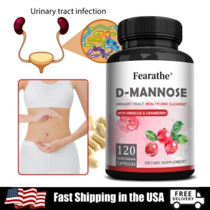 D-Mannose 1000 mg – Urinary Health, Cleansing and Detoxification 120 Caps - Picture 1 of 11