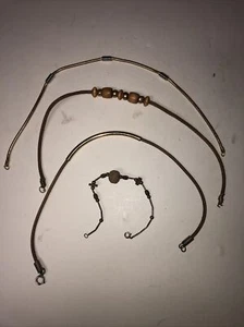 1970’s Vintage Jewelry. 3 Necklaces-1 Bracelet - Picture 1 of 5