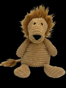 Pana acanalada Jellycat London Lion Cordy Roy peluche animal de peluche 15"" 2017 - Imagen 1 de 4