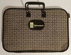 Tupperware Party Bag Briefcase Vintage Mid Century Logo Laptop Tablet Case - Picture 1 of 3