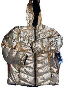 Spyder Rose Gold Water Resistant Women Puffer Jacket Size M - Picture 1 of 12