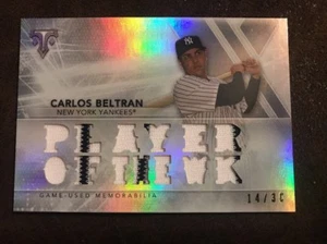 2015 Topps Triple Threads Carlos Beltran Sepia Jersey #D 14/36 TTR-CBN3 - Picture 1 of 2