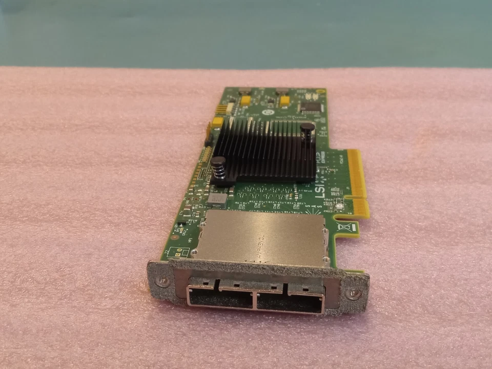  LSI SAS 9200-8e-HP 8-Port, Dual Port 6Gb/s SAS+SATA HBA Raid Controller PCIe - Image 1 of 4