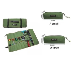 Roll Pouch Spanner Wrench Organizer Electrician Tool Bag with Smooth Zipper - Picture 1 of 16