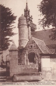 Carte postale ancienne postcard COATREVEN clocher de l'église cl guegon - Picture 1 of 1