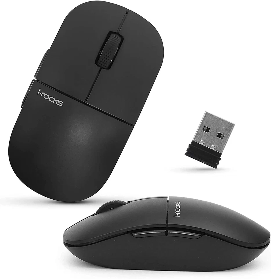 i-Rocks M23R 2.4G Wireless Silent Slim Mouse with USB Nano Receiver - Image 1 of 4
