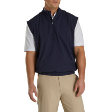 FJ Men's  Performance Windshirt Vest Half Zip Stretch (Blk) 23521/23522 (Navy)