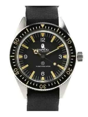 Reloj de pulsera A BATHING APE para hombre CLÁSICO TIPO 1 BAPEX M negro GT7498 nuevo Foto 1 de 4