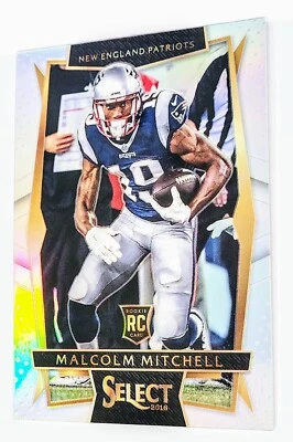 2016 PANINI SELECT ROOKIE RC MEW ENGLAND PATRIOTS MALCOLM MITCHELL  CARD 77  - Image 1 of 3