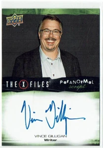 X-Files UFOs and Aliens 2019 Paranormal Script Auto A-VG Vince Gilligan Writer - Picture 1 of 2