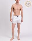 RRP€307 BALMAIN Swim Boxer Shorts Size XXL Patched Logo Drawstring Made in Italy