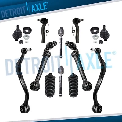 Front Lower Control Arms Ball Joints Tie Rods Kit for Fusion MKZ Mercury Milan - Image 1 of 4