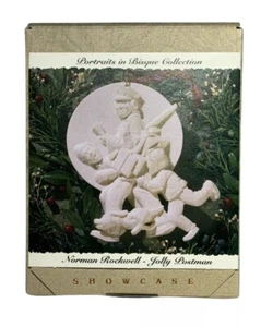 1993 Hallmark Keepsake Jolly Postman Norman Rockwell Showcase Christmas Ornament - Picture 1 of 6