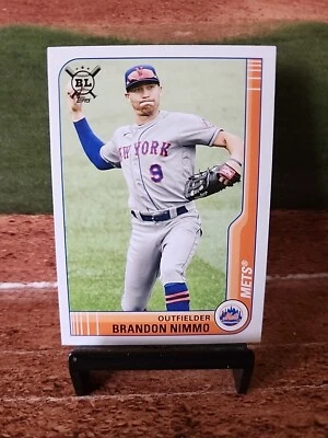 2021 Topps Big League  Brandon Nimmo #230 New York Mets Base Set - Image 1 of 2