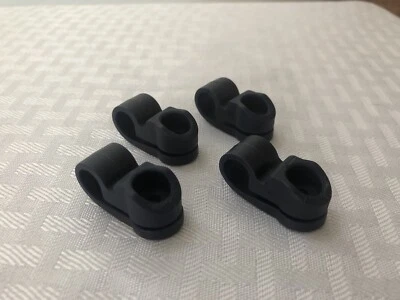 VINTAGE FOOTBALL HELMET FACEMASK CLIPS REPRODUCE NEW " NAVY BLUE "